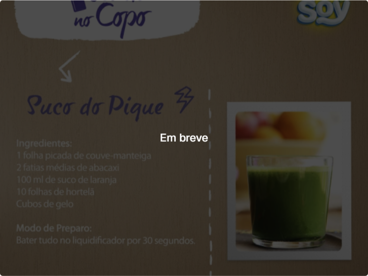 Suco do Pique · no Copo — em breve